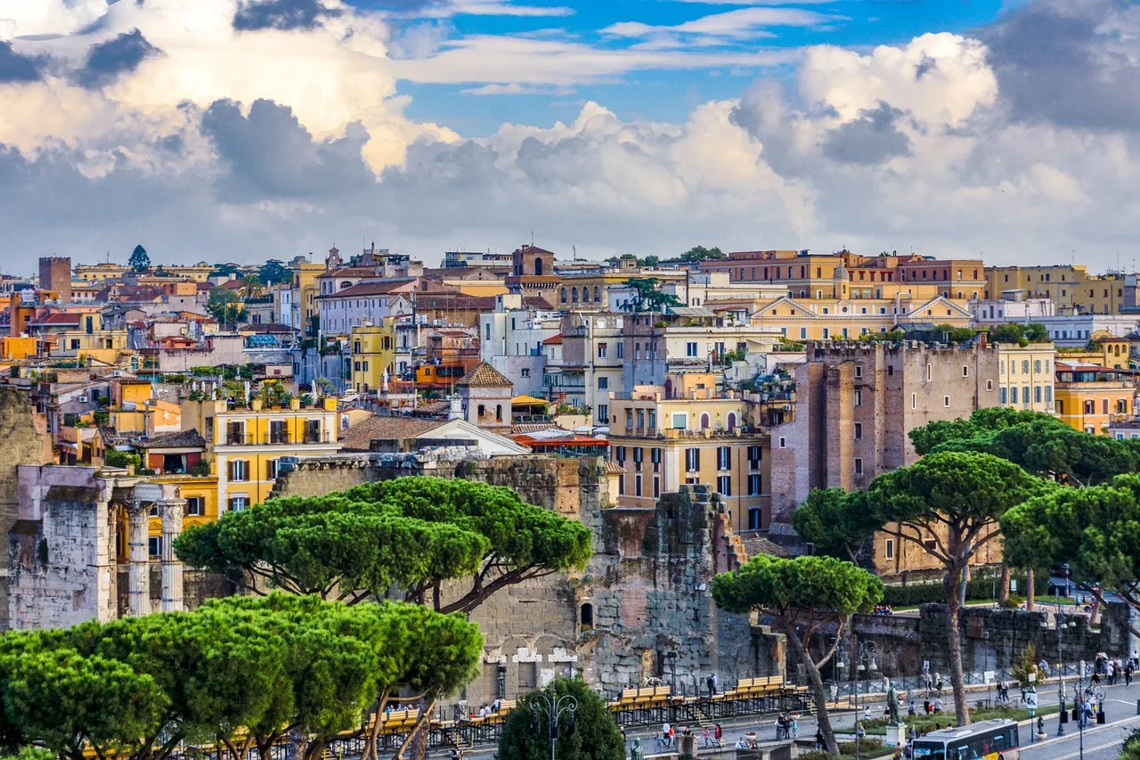 Vue de la ville de Rome Vue de la ville de Rome